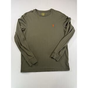 Polo Ralph Lauren Long Sleeve Crewneck T-Shirt Men’s Small Olive Green